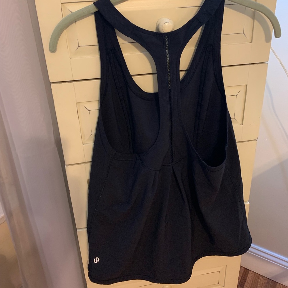Black lululemon racerback top